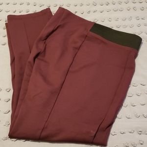 Women's Maroon Leggings - Size 2X